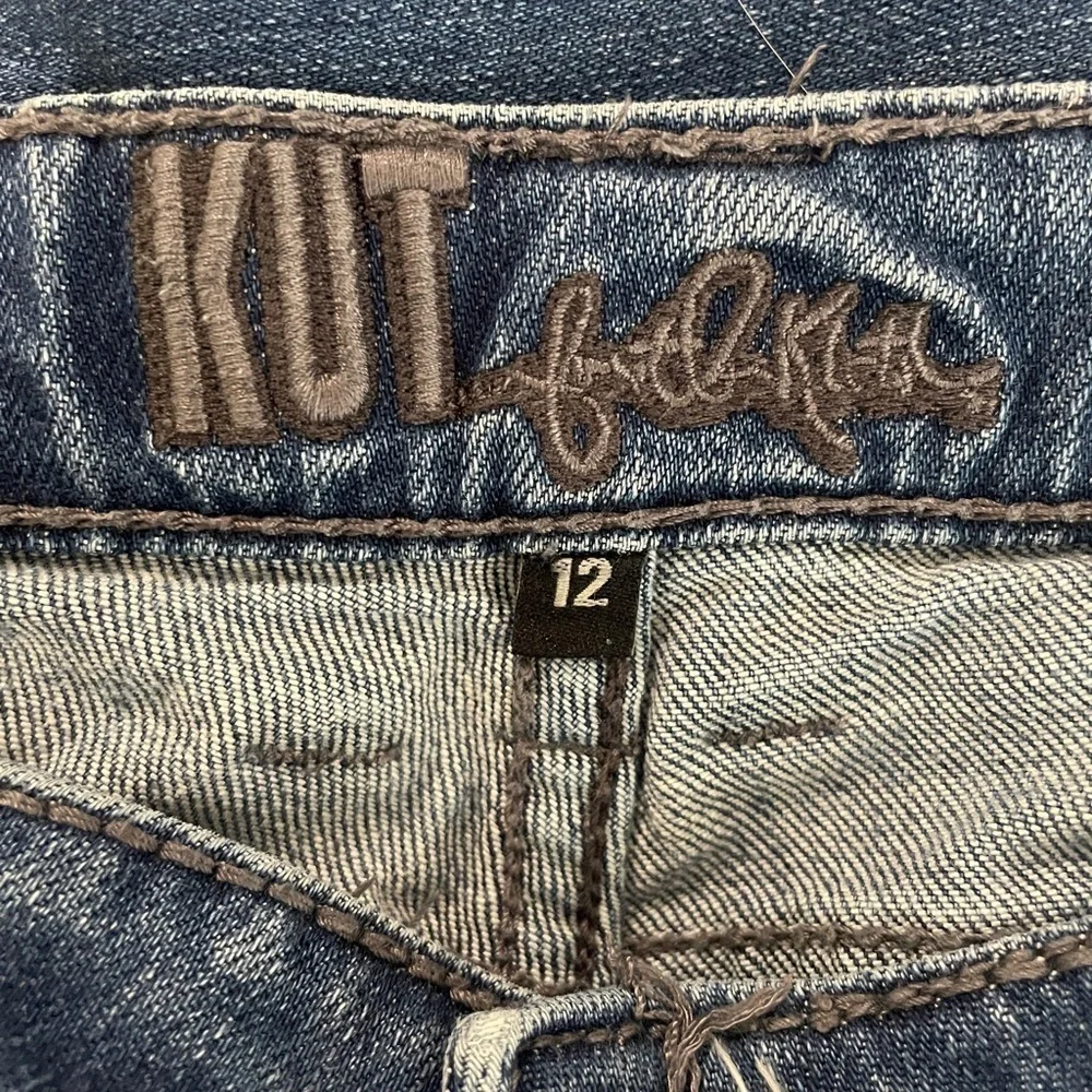 Kut from the Kloth Blue Straight Leg Jeans - Picture 2 of 16